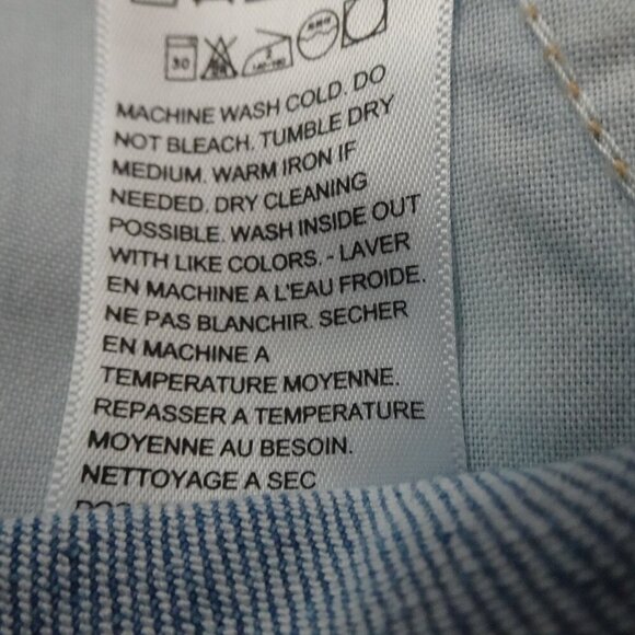 Levi's Shortalls Women's Plus 18W Denim Bib Overalls Cowgirl Festival Country - Picture 9 of 10